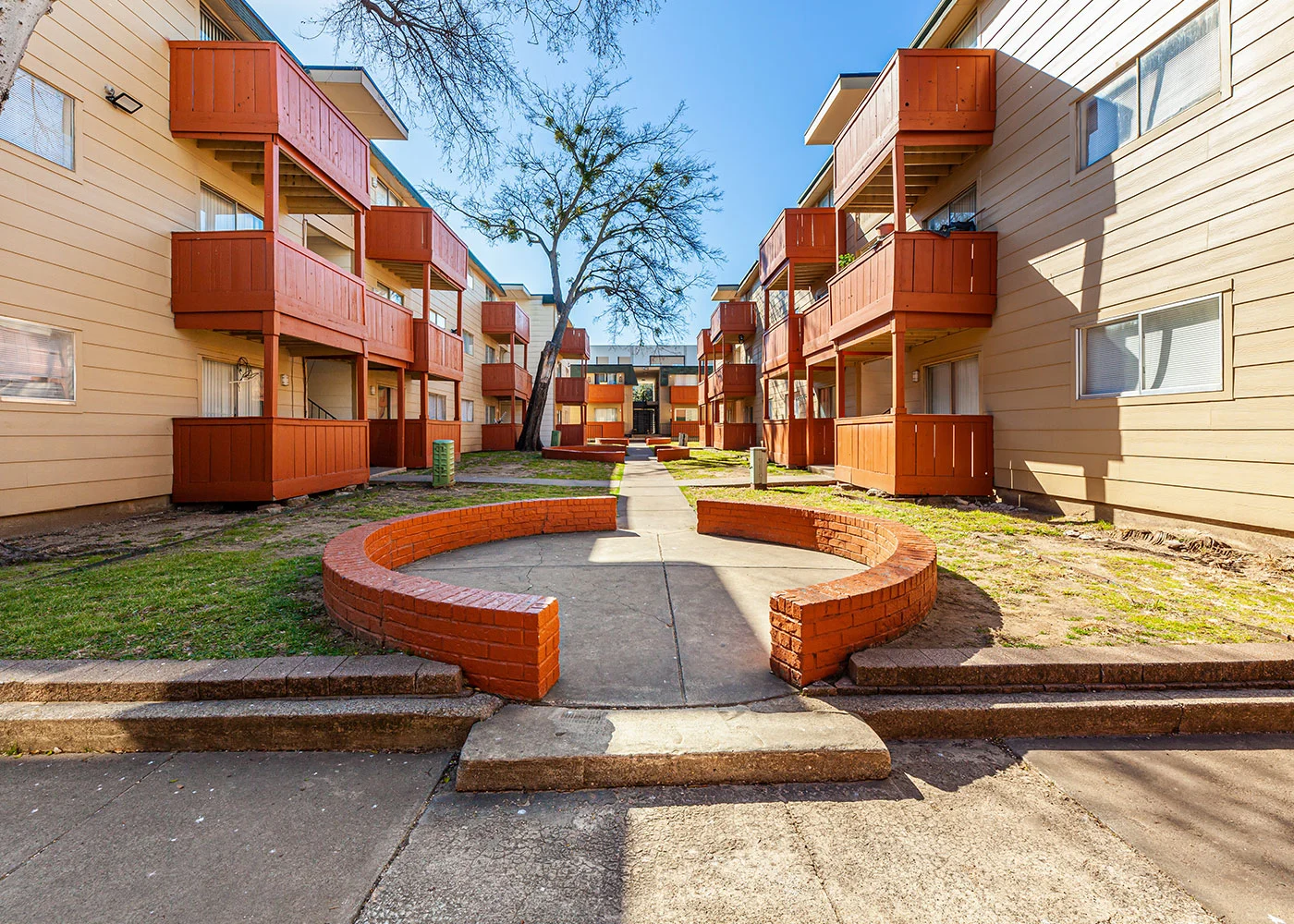 Before renovation: Courtyard transformation